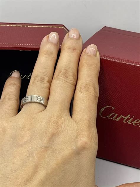 cartier love ring inside|authentic cartier love ring.